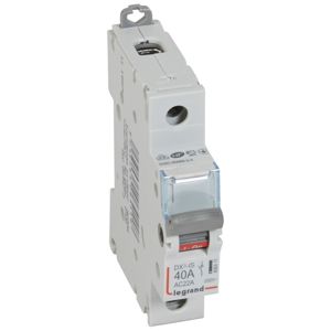 Legrand - Inter sectionneur DX³ 1P 40A 1 module