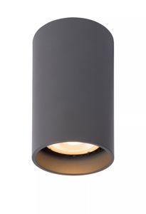Lucide - DELTO - Plafondspot - Ø 5,5 cm - LED Dim to warm - GU10 - 1x5W 2200K/3000K - Grijs