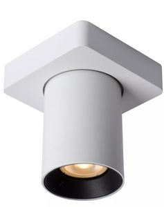 Lucide - NIGEL - Plafondspot - LED Dim to warm - GU10 - 1x5W 2200K/3000K - Wit