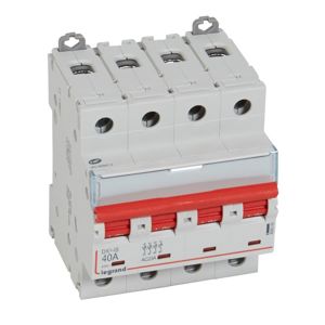 Legrand - Lastschakelaar DX³ 4P 40A met uitschakelaar - 4 modules