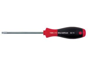 Velleman - Wiha schroevendraaier softfinish torx® tamper resistant (met boring) met ronde schacht (01301) t15h x 80 mm