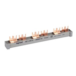 Legrand - Aansluitsrail met vorken 4p 12 modules - 10mm²