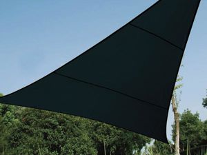 Velleman - Waterdoorlatend zonnezeil - driehoek - 5 x 5 x 5 m - kleur: antraciet