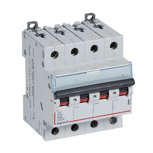 Legrand - Autom. DX³ 10000A/16kA 4P D02 400V - 4 modules