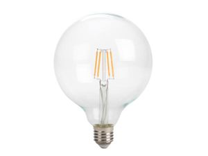 Velleman - Ampoule à filament led - style rétro - g125 - 4 w - e27 - blanc chaud intense