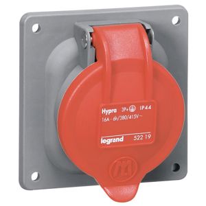 Legrand - Socle tableau Hypra plastique IP 44 -BT-380-415V-63A-3P+N+T