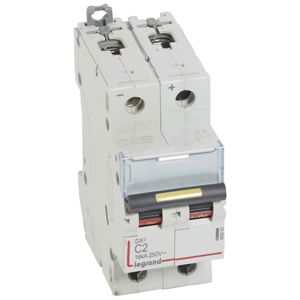 Legrand - Automaten gelijkstroom 2P 2A 10000A/16kA - 2mod