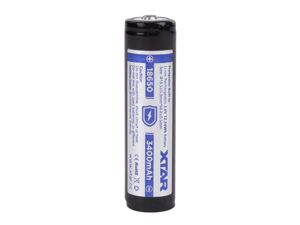 Velleman - Xtar - oplaadbare lithium-ion batterij 3.6 v - 3400 mah - 18650
