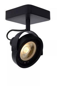 Lucide - TALA LED - Plafondspot - LED Dim to warm - GU10 - 1x12W 2200K/3000K - Zwart