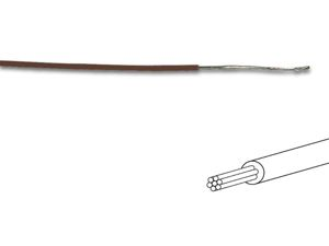 Velleman - Fil de câblage - ø 1.4 mm - 0.2 mm² - multibrin - brun