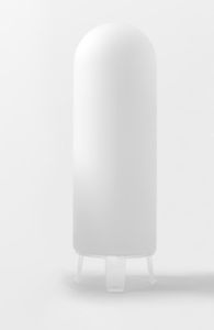 MODULAR - Placebo glass tube up (130mm) white matt