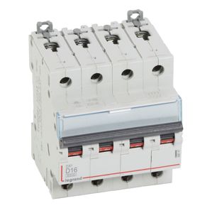 Legrand - Autom. DX³ 6000A/10kA 4P D16 400V 4 modules