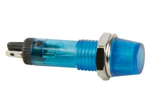 Velleman - Ronde signaallamp 8mm 220v blauw