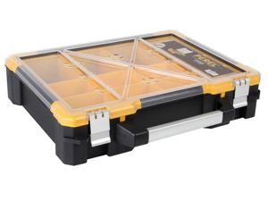 Velleman - Plastic opbergkoffer met verwijderbare bakjes - 490 x 420 x 115 mm