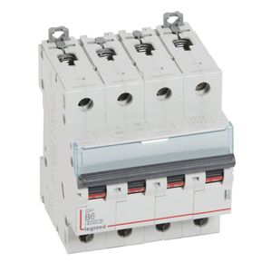 Legrand - Autom. DX³ 6000A/10kA 4P B06 400V - 4 modules