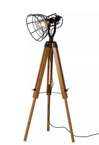 Lucide - JOSHUA - Lampadaire - Ø 42 cm - 1xE27 - Noir