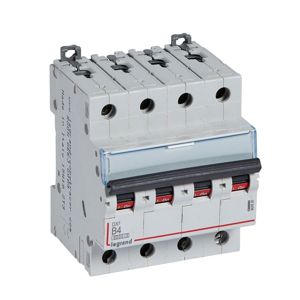 Legrand - Autom. DX³ 6000A/10kA 4P B04 400V - 4 modules