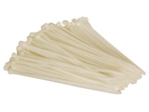 Velleman - Jeu de serre-câbles en nylon - 4.6 x 200 mm - blanc (100 pcs)
