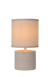 Lucide - GREASBY - Lampe de table - Ø 14 cm - 1xE14 - Crème