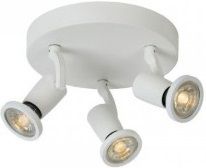 Lucide - JASTER-LED - Spot plafond - Ø 20 cm - LED - GU10 - 3x5W 2700K - Blanc