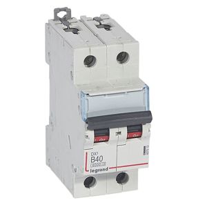 Legrand - Autom. DX³ 6000A/10kA 2P B40 230/400V - 2 modules