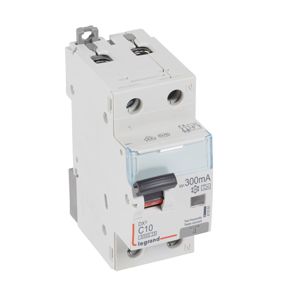 Legrand - Diff. aut. DX³ FN 300mA C10 A 6000A/10kA - 1 module