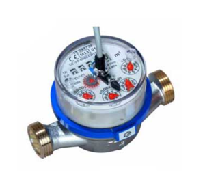 2-Wire - Compteur d'eau DN15, Qn 1,6m³/Hr, G3/4"