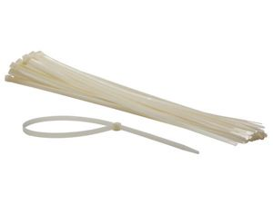 Velleman - Jeu de serre-câbles en nylon - 8.8 x 610 mm - blanc (50 pcs)