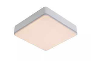 Lucide - CERES-LED - Plafonnière Badkamer - LED Dimb. - 1x30W 3000K - IP44 - Wit