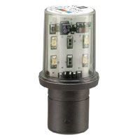 SCHNEIDER - KNIPPERENDE LED-LAMP - BLAUW -BA 15D - 230 V