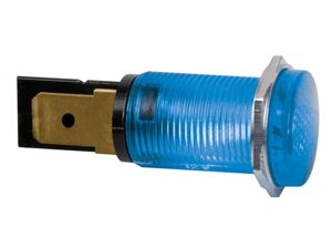 Velleman - Ronde signaallamp 14mm 12v blauw