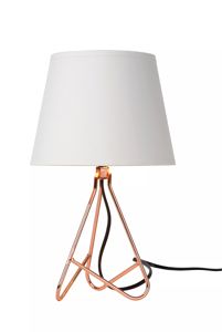 Lucide - GITTA - Lampe de table - Ø 17 cm - 1xE14 - Cuivre