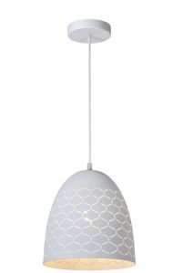 Lucide - GALLA - Hanglamp - Ø 25 cm - 1xE27 - Wit