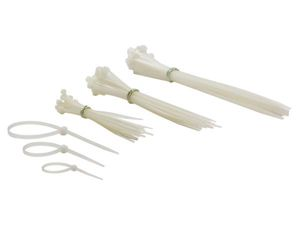Velleman - Jeu de serre-câbles en nylon - différentes dimensions - blanc (75 pcs)