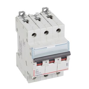 Legrand - Autom. DX³ 6000A/10kA 3P B04 400V - 3 modules