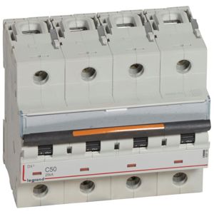 Legrand - Automaten DX³ 4P C 50A 400V - 25KA - 6 mod