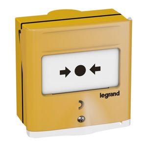 Legrand - Manuele bediening opbouw geel membraan + statusind