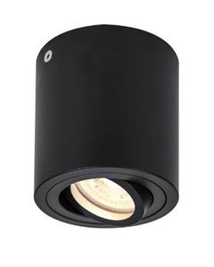 SLV LIGHTING - TRILEDO CL, indoor plafondopbouwlamp, QPAR51, zwart, max 10W