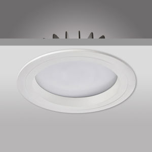 PROLUMIA - LED downlight, 170mm, 15W, zwart, 100 gr, 3000K, vast, sparing 150mm