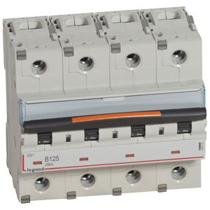 Legrand - Automaten DX³ 4P B 125A 400V - 25KA - 6 mod