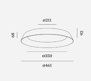 Wever & Ducré - Towna Ip44 Ceiling Surf 3.0 Led 2700K Z