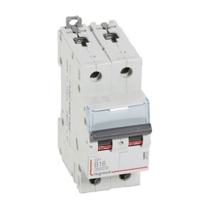 Legrand - Autom. DX³ 6000A/10kA 2P B16 230/400V - 2 modules