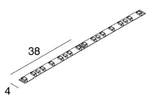 Novalux - LED strip 11,5W 2700K 24Vdc IP20 rol 5m