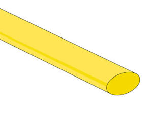 Velleman - Gaine thermoretractable 2:1 - 9.5mm - vert/jaune - 25 pcs.