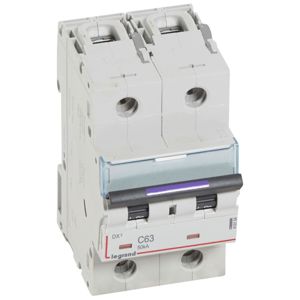 Legrand - Automaten DX³ 2P C 63A 230/400V - 50KA - 3mod