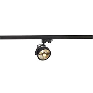 SLV LIGHTING - KALU TRACK QPAR111 LAMP HEAD, ZWART, INCL. 3-CIRCUIT ADAPTER