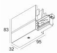 DELTA LIGHT - Track 3F Dim H End Supply 11 B