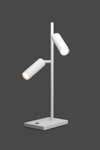 Fantasia - Lopal Lampe De Table 2L 2X 4,5W Led Blanc