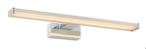 Lucide - ONNO - Spiegellamp Badkamer - LED - 1x11W 3000K - IP44 - Mat chroom