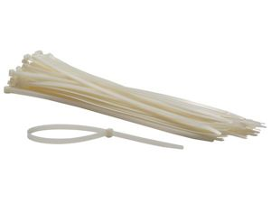 Velleman - Jeu de serre-câbles en nylon - 8.8 x 500 mm - blanc (100 pcs)